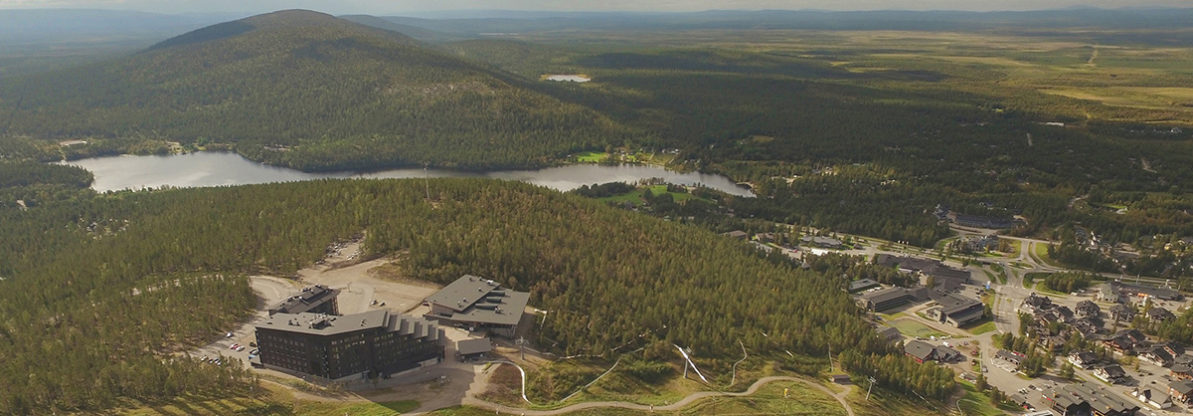 Scenic hotel, Hotel Levi Panorama and Meeting and Event Center Levi Summit in Levi, Lapland.